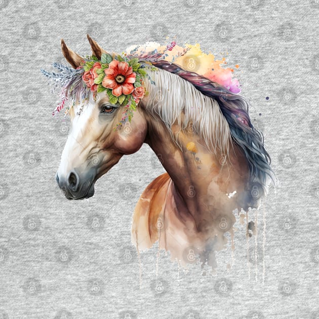 Boho Horse Love by Peter the T-Shirt Dude